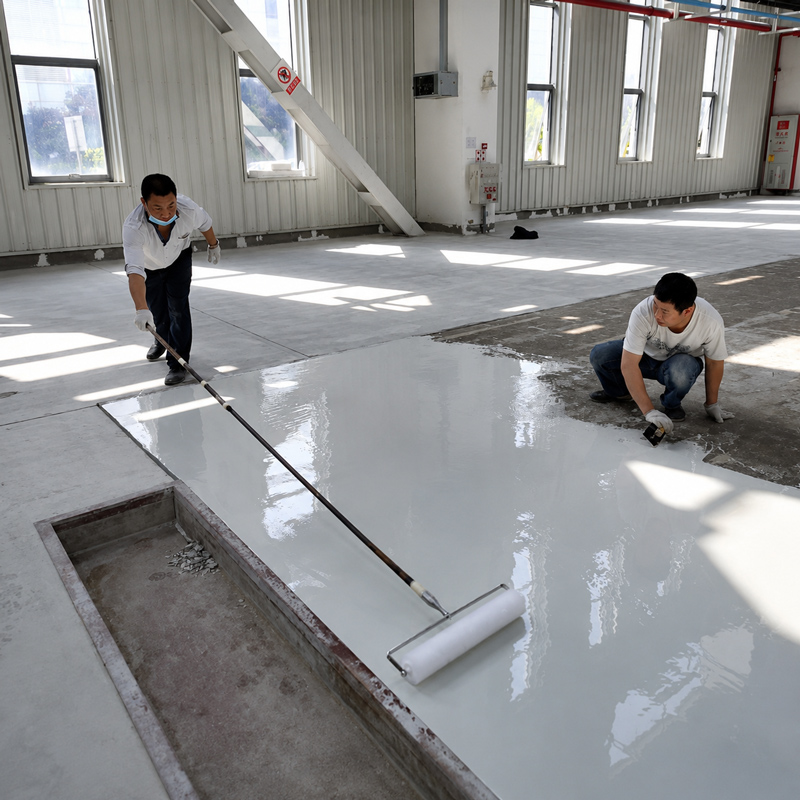 ECC水性环氧复合水泥砂浆自流平地坪